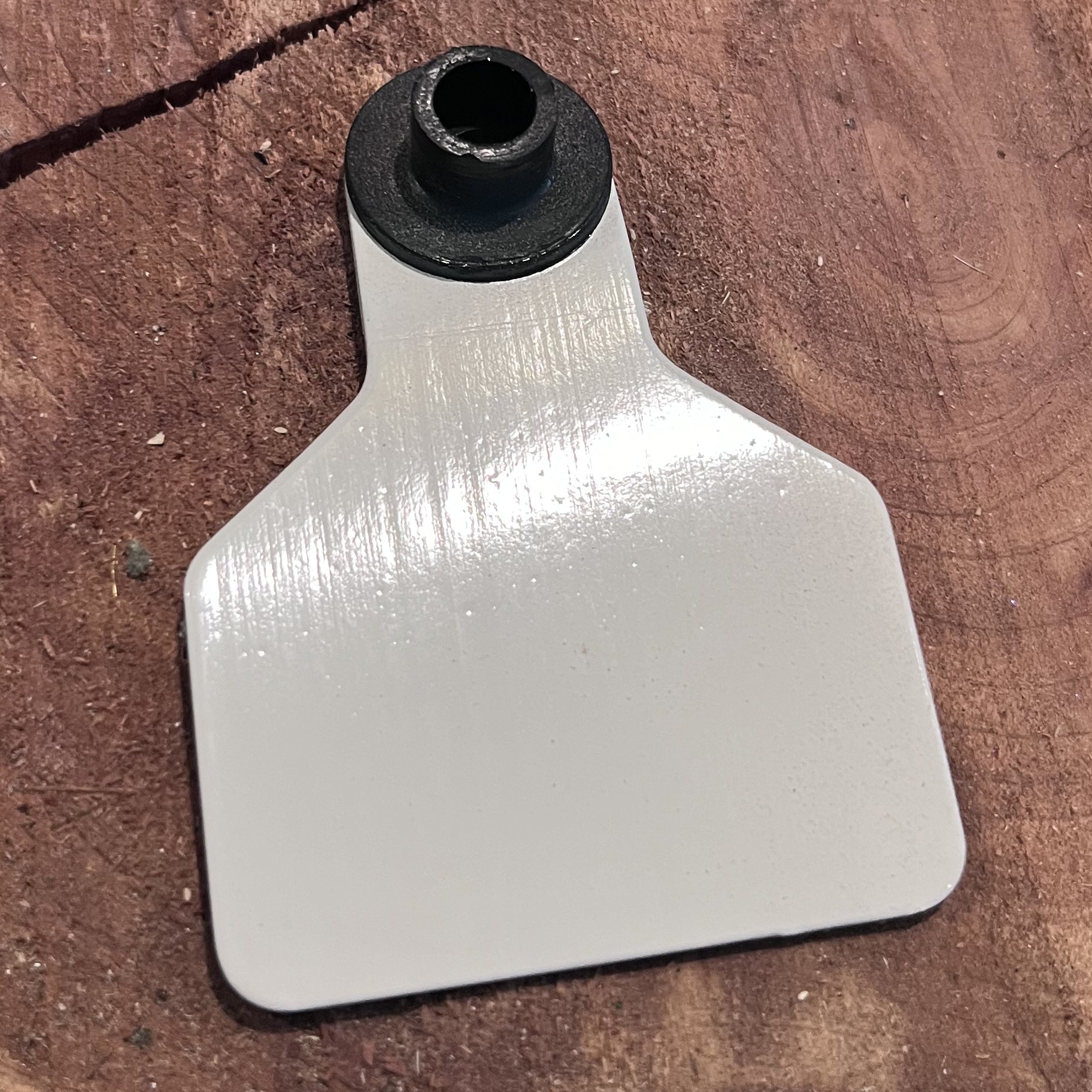 White Small Livestock Tag