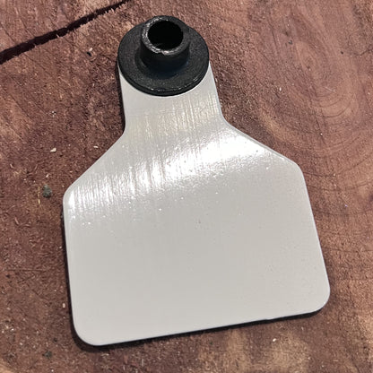 White Small Livestock Tag